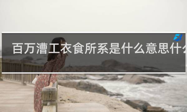 百万漕工衣食所系是什么意思什么梗