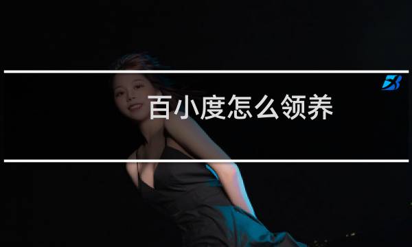 百小度怎么领养