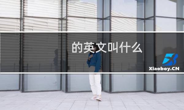 的英文叫什么图片