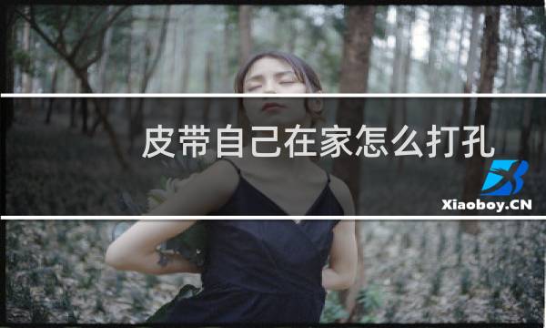 皮带自己在家怎么打孔（皮带打孔家庭小妙招）图片