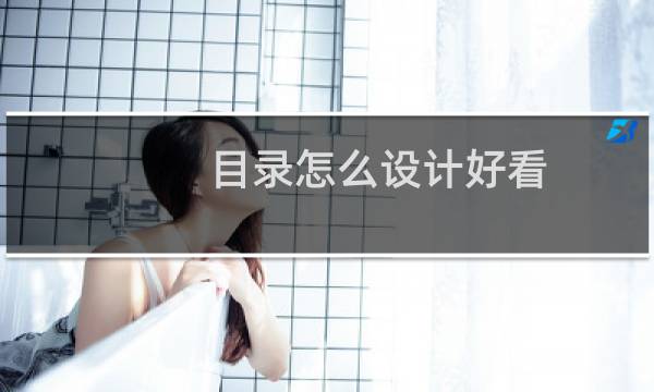 目录怎么设计好看图片