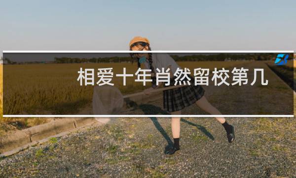 相爱十年肖然留校第几集(相爱十年里面肖然毕业时与董洁在寝室激情在第几集)