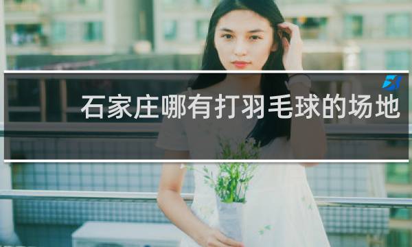 石家庄哪有打羽毛球的场地