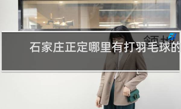 石家庄正定哪里有打羽毛球的