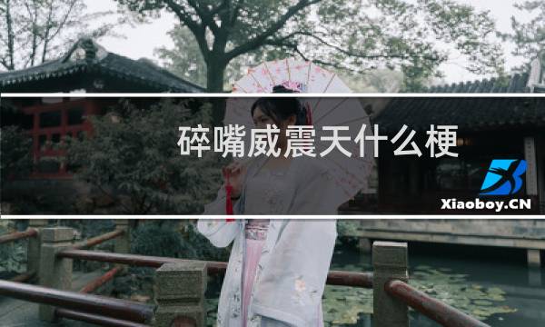 碎嘴威震天什么梗