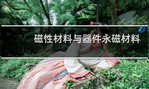 磁性材料与器件永磁材料