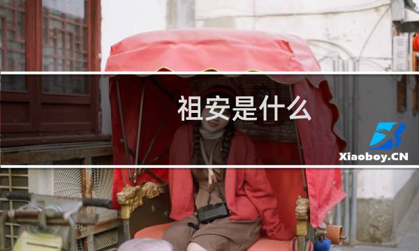 祖安是什么