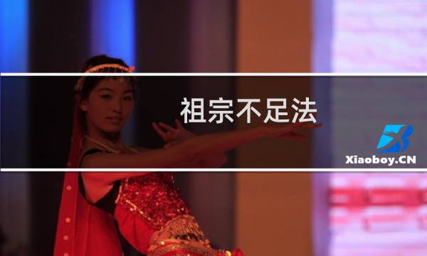 祖宗不足法图片
