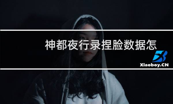 神都夜行录捏脸数据怎么导入