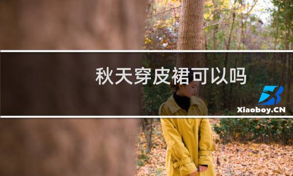 秋天穿皮裙可以吗