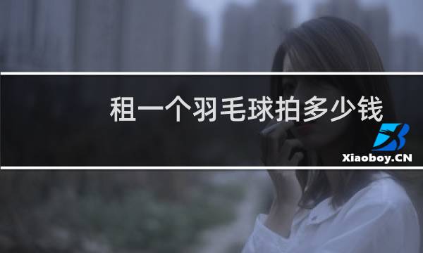 租一个羽毛球拍多少钱