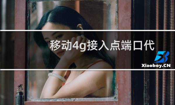 移动4g接入点端口代理怎样设置（移动4g接入点哪个快）
