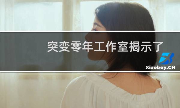 突变零年工作室揭示了下一款游戏