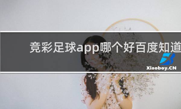 竞彩足球app哪个好百度知道