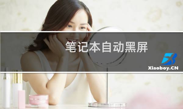 笔记本自动黑屏