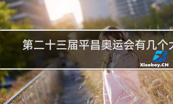 第二十三届平昌奥运会有几个大项