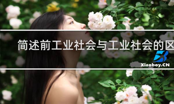 简述前工业社会与工业社会的区别