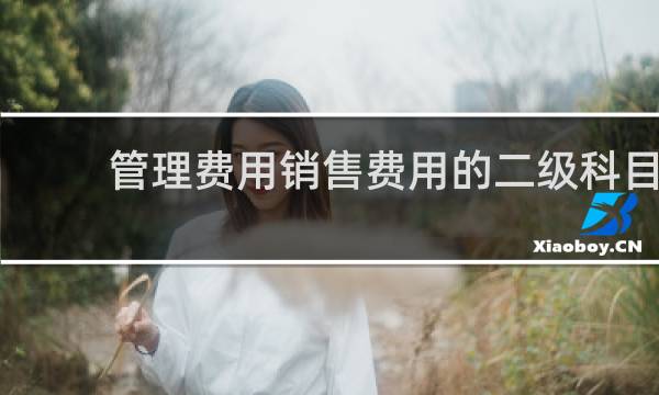 管理费用销售费用的二级科目