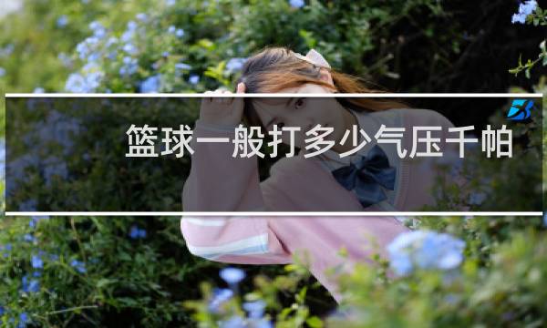 篮球一般打多少气压千帕