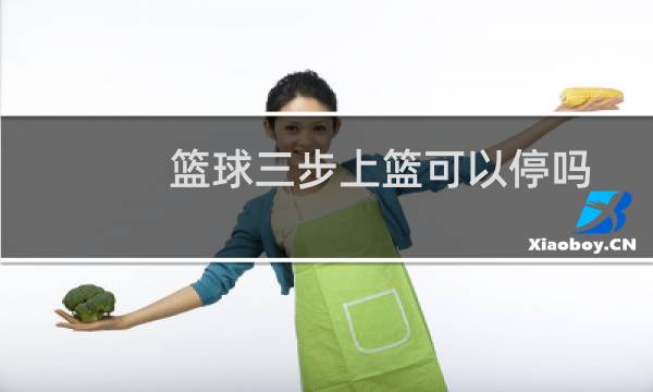 篮球三步上篮可以停吗