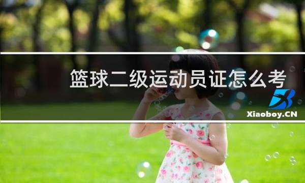 篮球二级运动员证怎么考