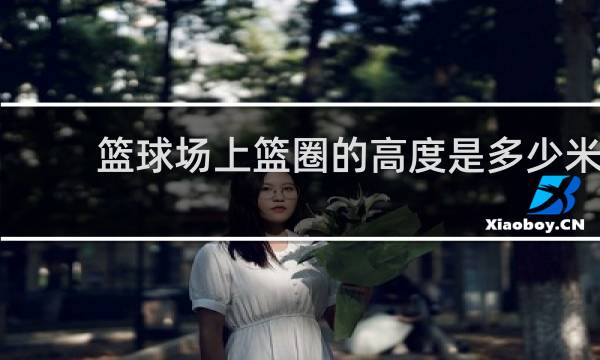 篮球场上篮圈的高度是多少米