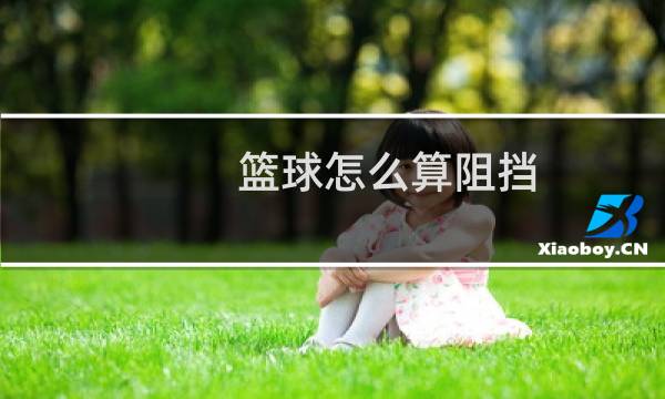 篮球怎么算阻挡