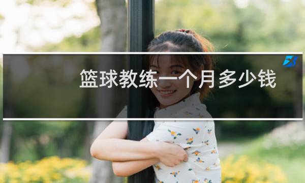 篮球教练一个月多少钱