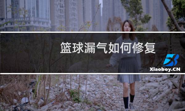 篮球漏气如何修复
