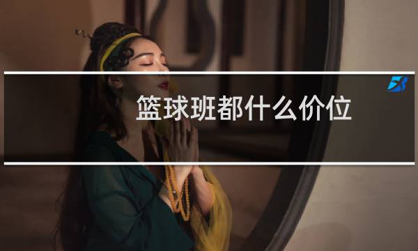 篮球班都什么价位
