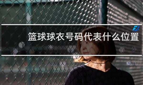 篮球球衣号码代表什么位置