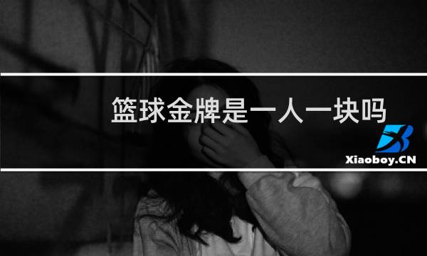 篮球金牌是一人一块吗