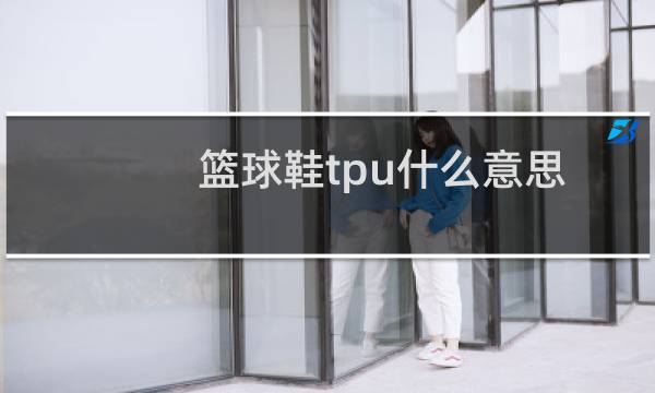篮球鞋tpu什么意思