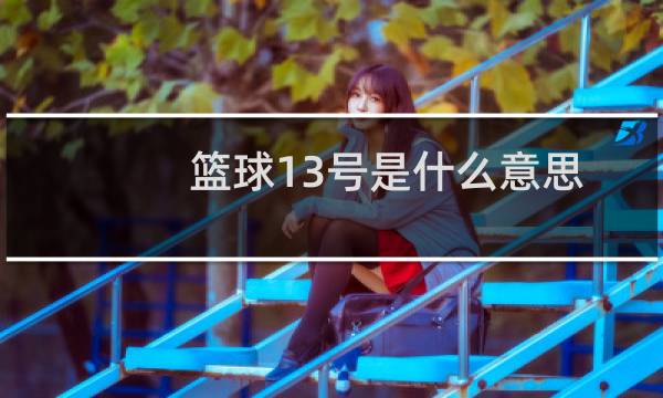 篮球13号是什么意思