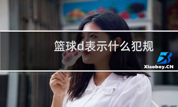 篮球d表示什么犯规