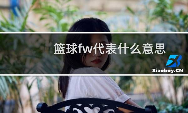 篮球fw代表什么意思