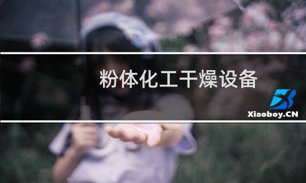 粉体化工干燥设备