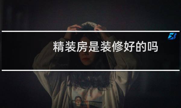 精装房是装修好的吗图片