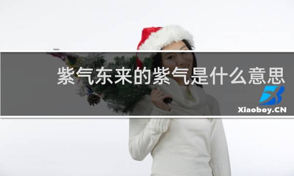 紫气东来的紫气是什么意思