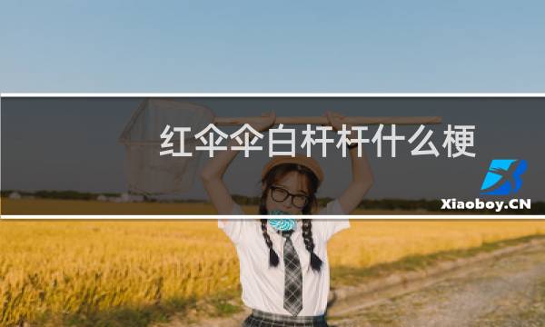 红伞伞白杆杆什么梗？红伞伞白杆杆是什么意思什么梗