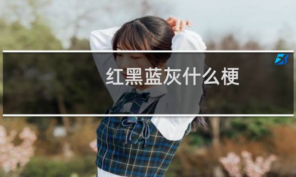 红黑蓝灰什么梗