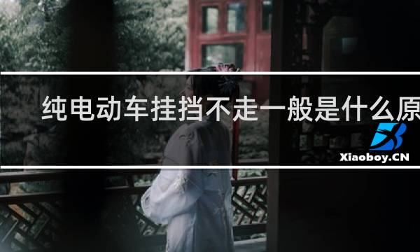 纯电动车挂挡不走一般是什么原因