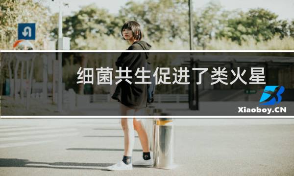 细菌共生促进了类火星土壤中三叶草的生长图片