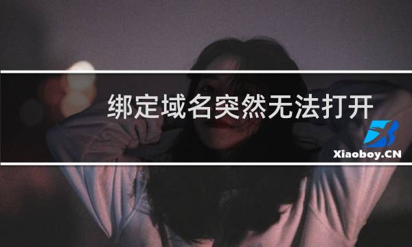 绑定域名突然无法打开-云服务器问题