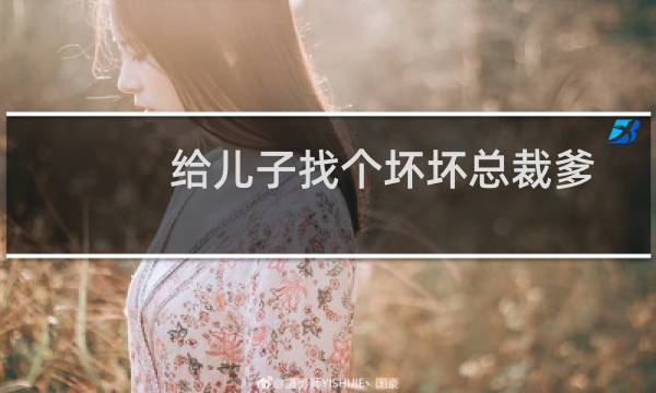 给儿子找个坏坏总裁爹图片