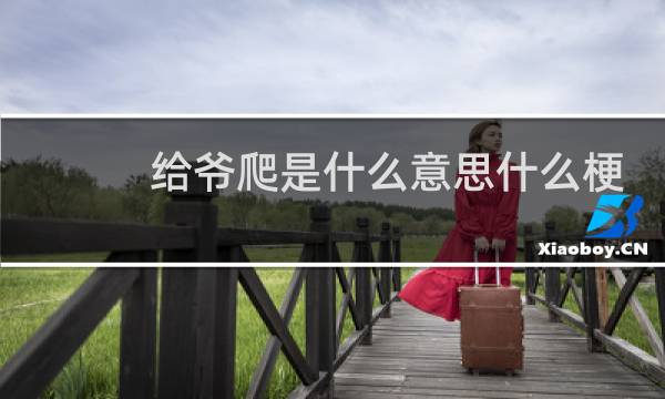 给爷爬是什么意思什么梗