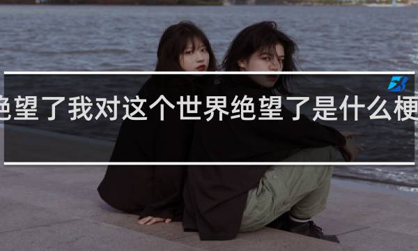绝望了我对这个世界绝望了是什么梗什么梗