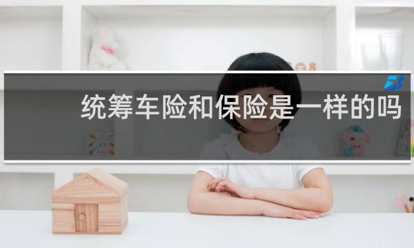 统筹车险和保险是一样的吗