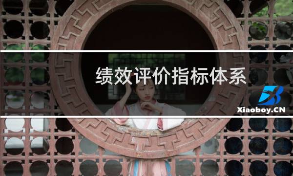 绩效评价指标体系