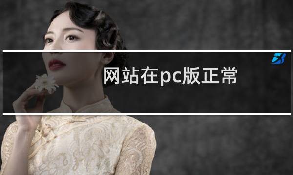网站在pc版正常,在手机上不能访问